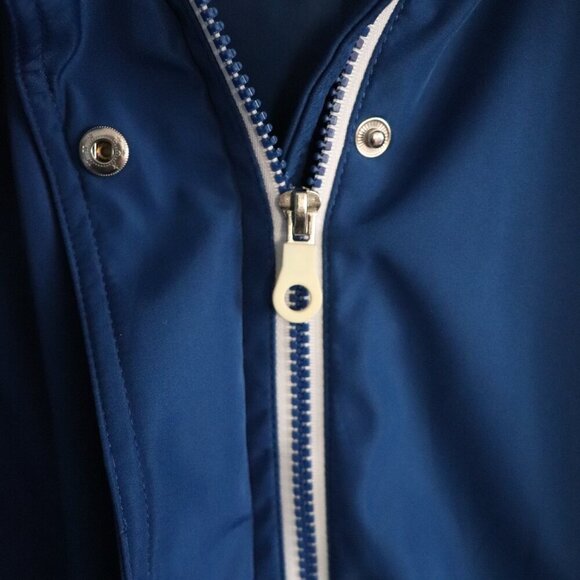 Northern Reflections Women's M Blue Hooded Full Zip Lined Rain Coat Jacket - Picture 5 of 16